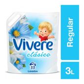 Suavizante Clasico Explosion Floral Vivere Doy Pack 3 lt