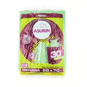 Bolsas Verdes Asurin 50U 70 x 30 cm