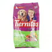 Alimentos para Perros Carne y Verdura Tiernitos 1.5 kg