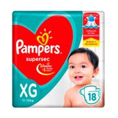 Pañales Talle XGD BabyDry Pampers 58U
