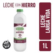 Leche Parcialmente Descremada Hierro La Serenisima 1 lt Pet