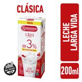 Leche Entera Fortificada UAT 3% La Serenisima 200 cc