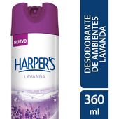 Desodorante de Ambiente en Aerosol Lavanda Harper's 360 cc