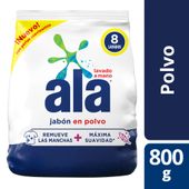 Jabon en Polvo Lavado a Mano Ecolavado Ala 800 gr