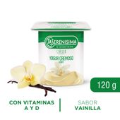 Yogur Descremado Batido Vainilla La Serenisima 120 gr