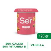 Yogur Descremado Vainilla Calci + Ser 120 gr