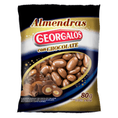 Almendras con Chocolate Georgalos 80 gr