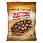 Bolitas de Cereal Bañadas con Chocolate Georgalos 80 gr