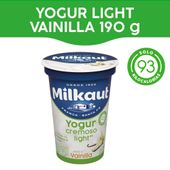 Yogur Descremado Vainilla Milakut 190 gr