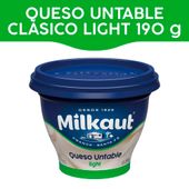 Queso Untable Light Tradicional Milkaut 190 gr