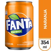Gaseosa Naranja Fanta Lata 354 cc