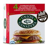 Hamburguesa de Carne Unión Ganadera 69 gr 4U