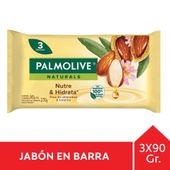 Jabon Naturals Almond/Lanolin Palmolive 90 gr 3U