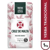 Yerba Tradicional sin Tacc Cruz Malta 1 kg
