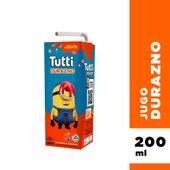 Jugo de Durazno Tutti 200 cc