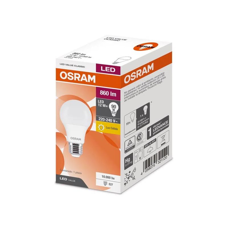 Lampara-Led-Value-Luz-Calida-Osram-12W-830-1-5726