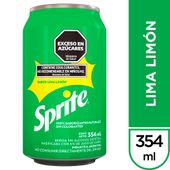 Gaseosa Sprite Lata 354 cc