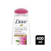 Shampoo Ritual Crecimiento Equinacea Dove 400 cc