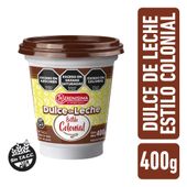 Dulce de Leche Colonial con Calcio La Serenisima 400 gr