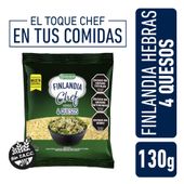Queso en Hebras Light 4 Quesos Chef  Finlandia 130 gr