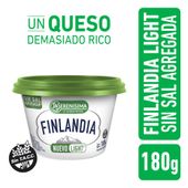 Queso Untable Reducido en Calorias Finlandia 180 gr