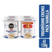Yogur Entero Cremix Vainilla Yogurisimo 4U 480 gr