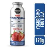 Yogur Bebible con Probioticos Frutilla Go Yogurisimo 190 gr