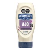Mayonesa Saborizada de Ajo Hellmans Sqz 340 gr