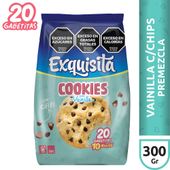 Premezcla Cookies de Vainilla con Chips Exquisita 300 gr