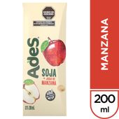 Jugo de Soja Manzana Ades 200 cc