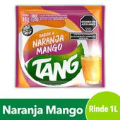 Jugo de Naranja/Mango con Vitamina C y D Tang 15 gr
