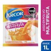 Jugo en Polvo Multifruta Arcor 15 gr