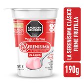 Yogur Preformado Entero Firme Frutilla La Serenisima 190 gr