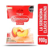 Yogur Entero Durazno Clasico La Serenisima 900 gr