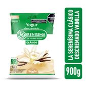 Yogur Descremado Vainilla Clasico La Serenisima 900 gr