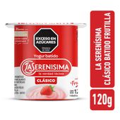Yogur Entero Batido Frutilla La Serenisima 120 gr