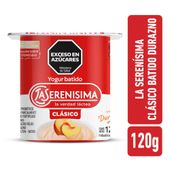Yogur Entero Batido Durazno La Serenisima 120 gr