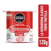 Yogur Entero Firme Frutilla La Serenisima 120 gr