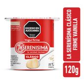 Yogur Entero Firme Vainilla La Serenisima 120 gr