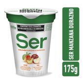 Yogur Batido con Frutas Manzana/Durazno Ser 175 gr