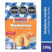 Madalenas de Vainilla Rellenas de DDL Bimbo 190 gr