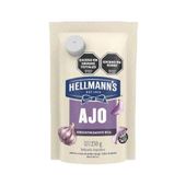 Mayonesa Saborizada de Ajo Hellmans Doypack 250 gr