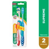Cepillo Supreme Mediano Gum C/Limp Lingual 2*1