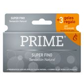 Preservativos Super Finos + Gel Hot Pleasure Prime 6U