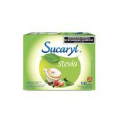 Edulcorante en Polvo Stevia Sucaryl sobres 100U 80 gr