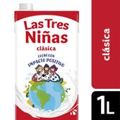 Leche Entera Clasica 2% UAT Las Tres Niñas 1 lt