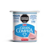 Yogur Firme Frutilla Gran Compra 120 gr
