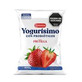 Yogur Bebible con Probioticos Frutilla Yogurisimo Sachet 900 gr