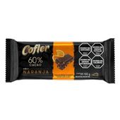 Tableta Chocolate 60% Cacao con Naranaja Cofler 100 gr