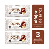 Alfajor de Arroz sin Gluten Chocolate Don Pancho 3 un 78 gr